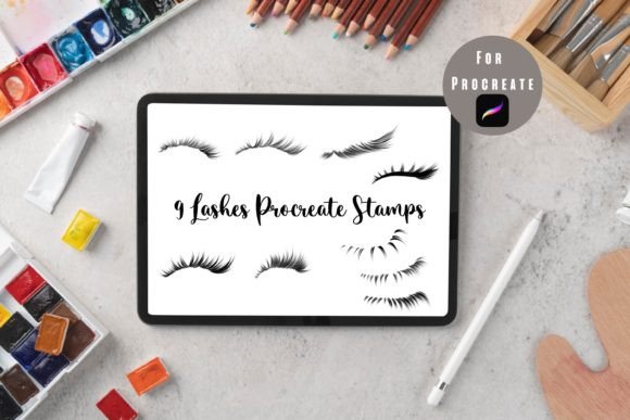Enhancing Digital Art and Planning with Procreate Lashes Stamps