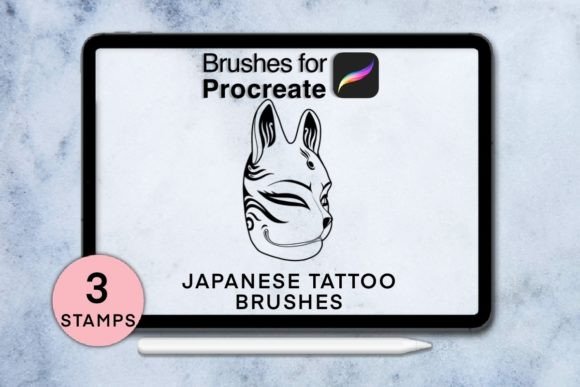 Integrating 3 Japanese Procreate Stamps Session 3 into Your Digital Art Workflow