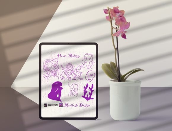 Master Matisse’s Line Art in Procreate Bundle V5