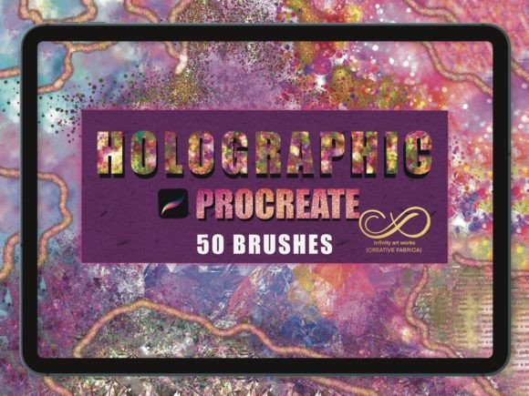 Mastering Digital Depth with Procreate Holographic Abstract Paint