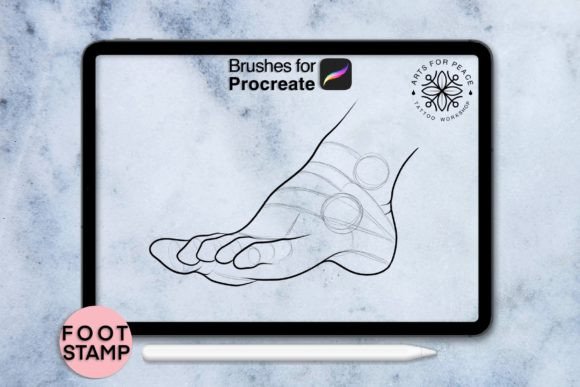 Mastering Digital Foot Stamps: A Guide to Procreate Brush Session 10