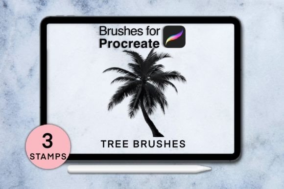 Mastering Digital Nature: A Deep Dive into 3 Tree Procreate Stamps Session 5