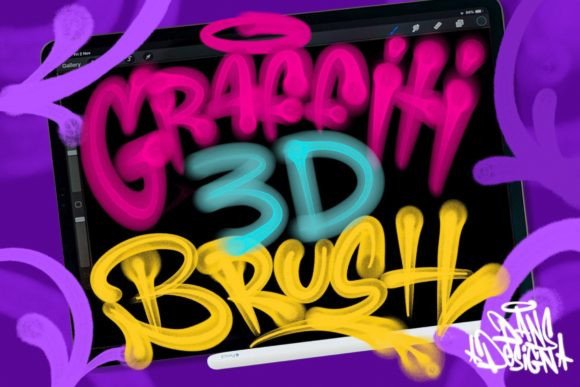 Mastering Digital Street Art with the Graffiti 3D Procreate Brush