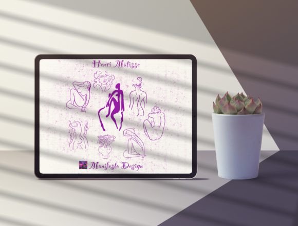 Mastering Minimalism: Exploring the 15 Line Art Matisse for Procreate V 6
