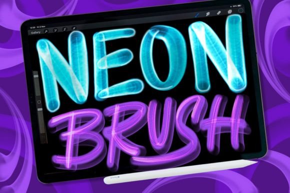 Mastering the Glow: A Practical Guide to Using Neon Light Brushes in Procreate