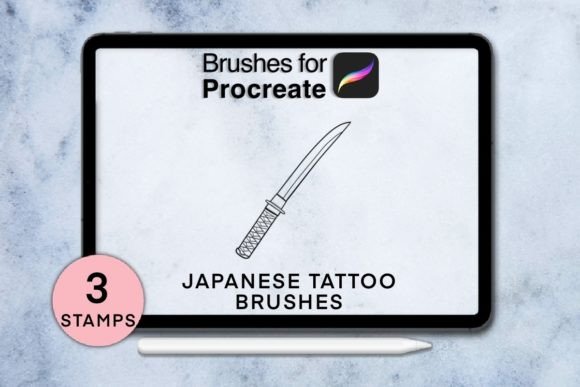 Mastering Traditional Aesthetics with 3 Japanese Procreate Stamps Session 6