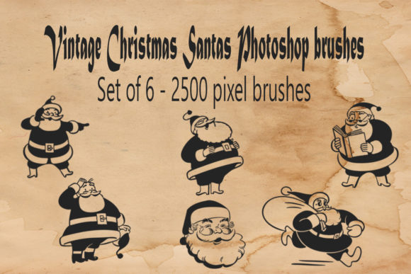 Strategic Design Applications for the Vintage Christmas Santa Photoshop Brush