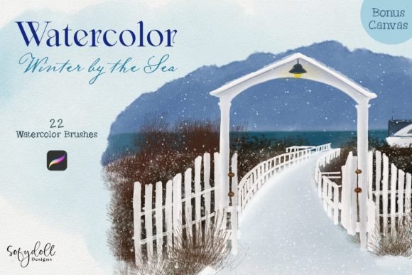 Strategic Visual Storytelling with Watercolor Winter by the Sea