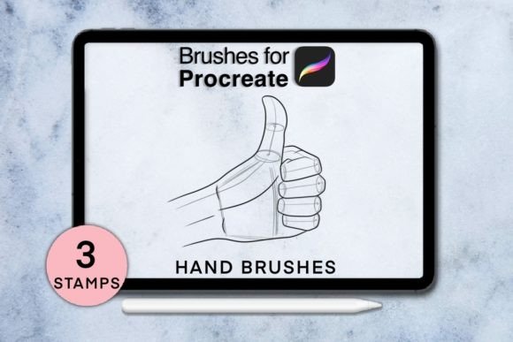 Streamline Your Digital Art Workflow with 3 Hands Procreate Stamps Session 5