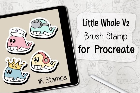 Unlocking Creative Efficiency with the Little Whale V2 Procreate Brush Stamp