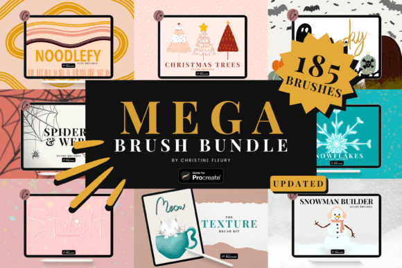 Unlocking Creative Potential with the Mega Brush Bundle for Procreate