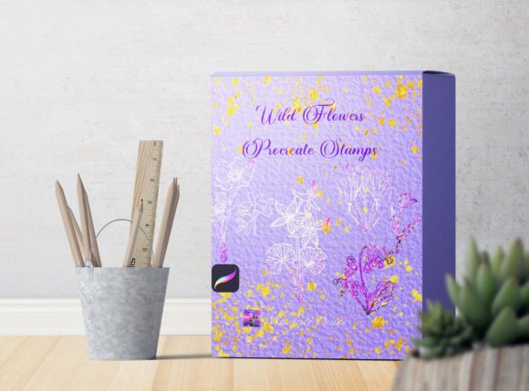 Wild Flower Stamps Procreate Bundle V6